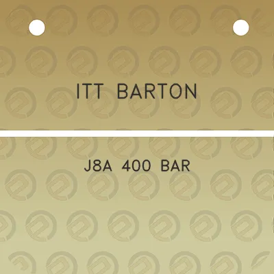 itt-barton-j8a-400-bar