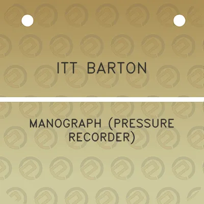 itt-barton-manograph-pressure-recorder