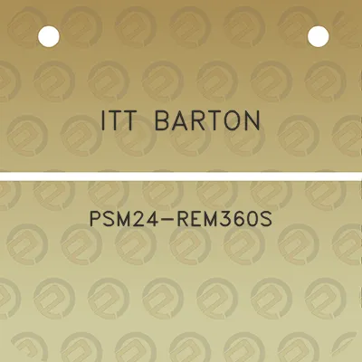 itt-barton-psm24-rem360s