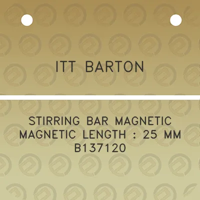 itt-barton-stirring-bar-magnetic-magnetic-length-25-mm-b137120