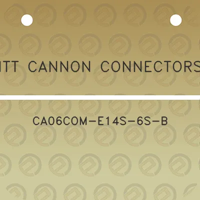 itt-cannon-connectors-ca06com-e14s-6s-b