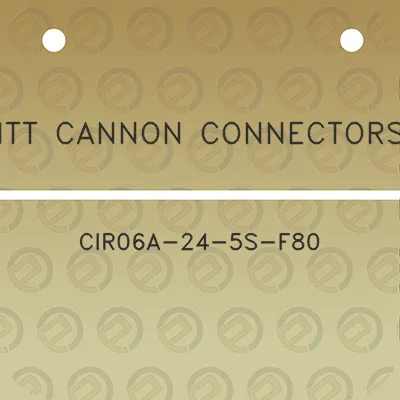 itt-cannon-connectors-cir06a-24-5s-f80