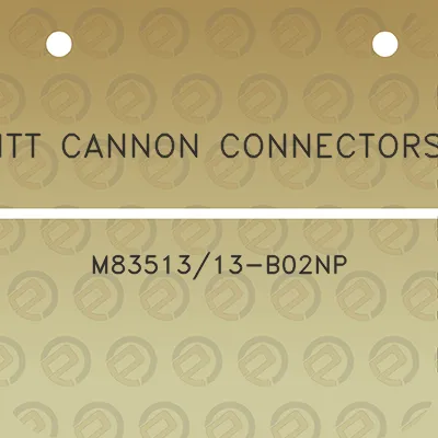 itt-cannon-connectors-m8351313-b02np