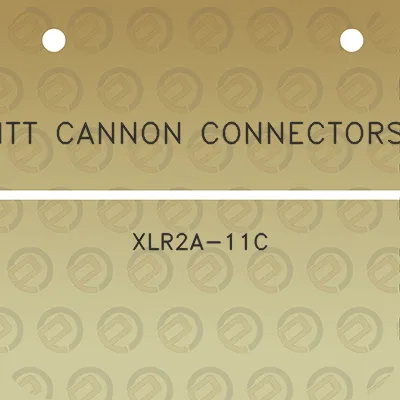 itt-cannon-connectors-xlr2a-11c