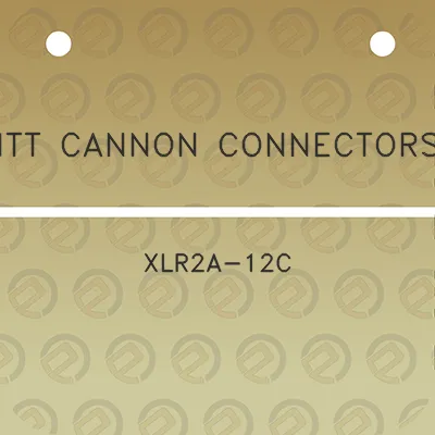 itt-cannon-connectors-xlr2a-12c