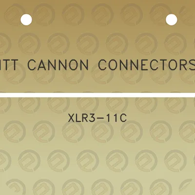 itt-cannon-connectors-xlr3-11c