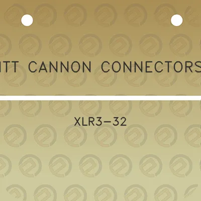 itt-cannon-connectors-xlr3-32