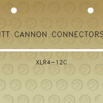 itt-cannon-connectors-xlr4-12c