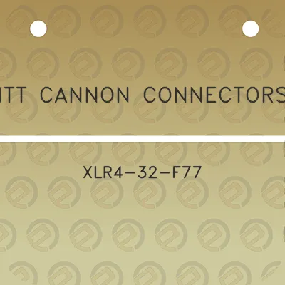 itt-cannon-connectors-xlr4-32-f77