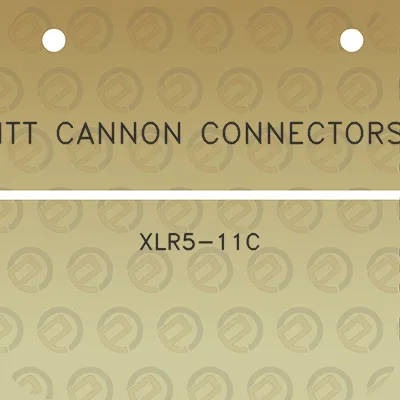 itt-cannon-connectors-xlr5-11c