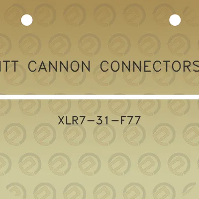 itt-cannon-connectors-xlr7-31-f77