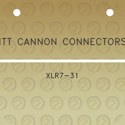 itt-cannon-connectors-xlr7-31