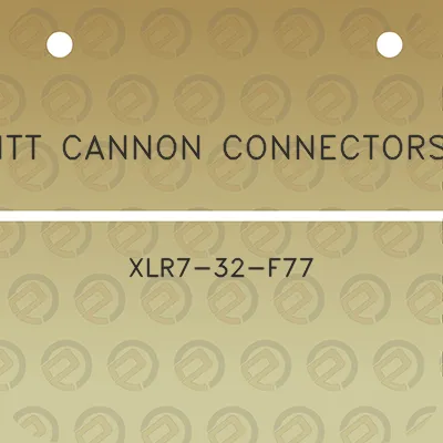 itt-cannon-connectors-xlr7-32-f77