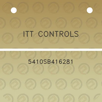 itt-controls-5410sb416281