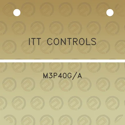 itt-controls-m3p40ga