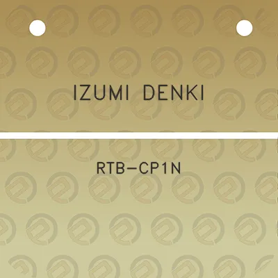 izumi-denki-rtb-cp1n