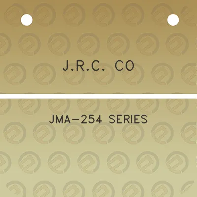 jrc-co-jma-254-series