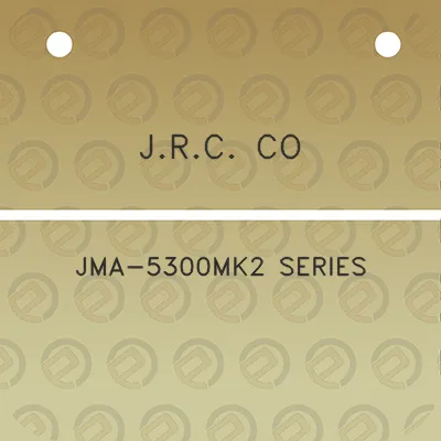 jrc-co-jma-5300mk2-series