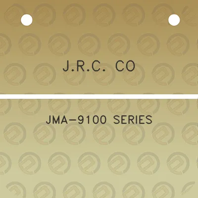 jrc-co-jma-9100-series