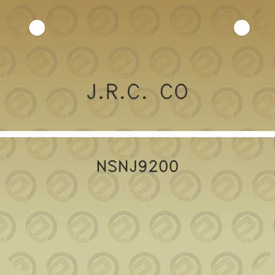 jrc-co-nsnj9200