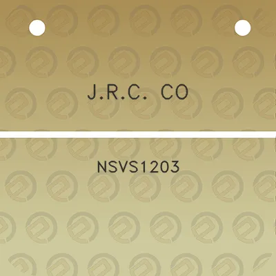 jrc-co-nsvs1203