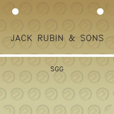 jack-rubin-sons-sgg