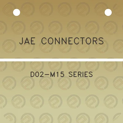 jae-connectors-d02-m15-series