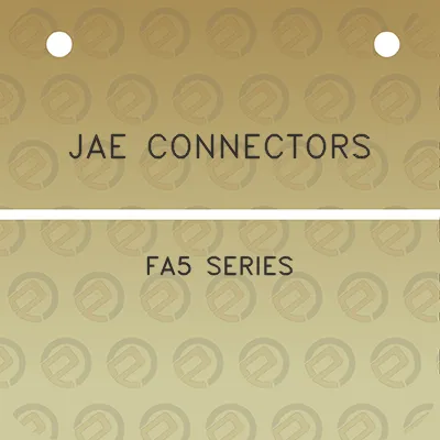 jae-connectors-fa5-series