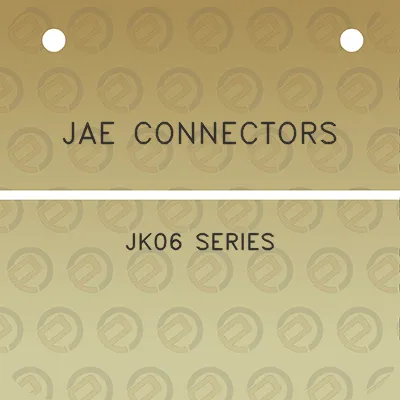 jae-connectors-jk06-series