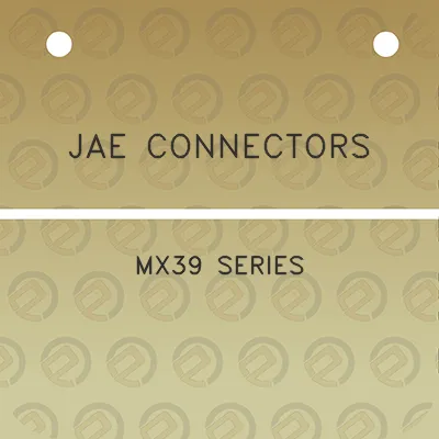 jae-connectors-mx39-series