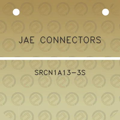 jae-connectors-srcn1a13-3s