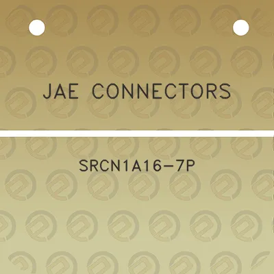 jae-connectors-srcn1a16-7p