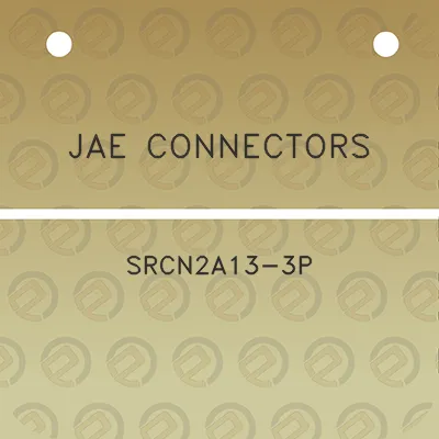 jae-connectors-srcn2a13-3p