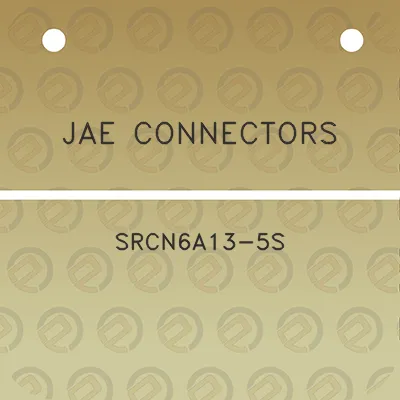 jae-connectors-srcn6a13-5s