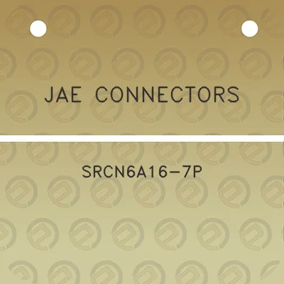 jae-connectors-srcn6a16-7p