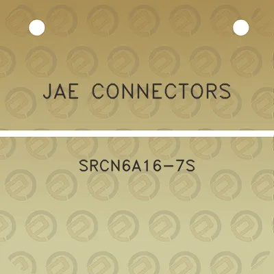 jae-connectors-srcn6a16-7s