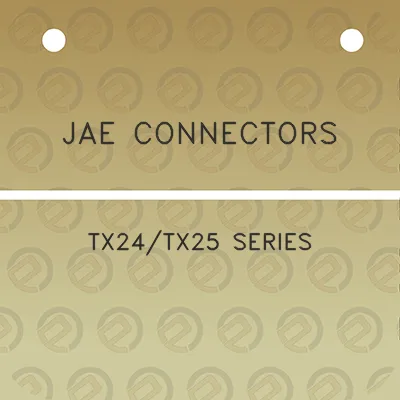 jae-connectors-tx24tx25-series