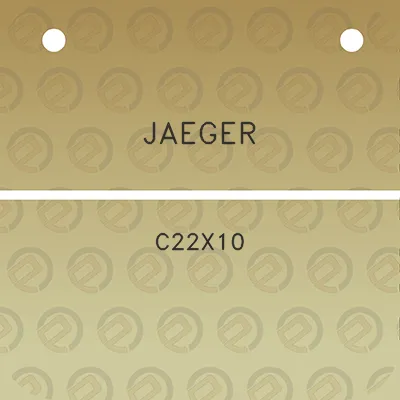 jaeger-c22x10