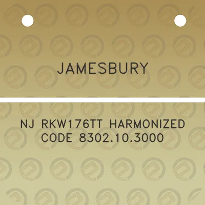 jamesbury-nj-rkw176tt-harmonized-code-8302103000