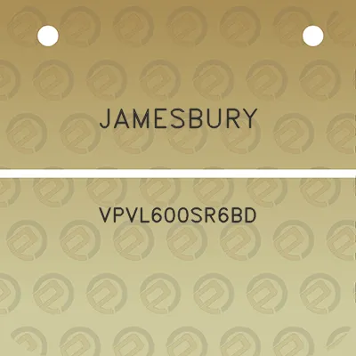 jamesbury-vpvl600sr6bd