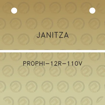 janitza-prophi-12r-110v