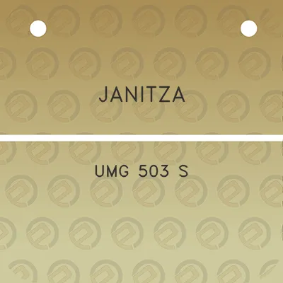 janitza-umg-503-s