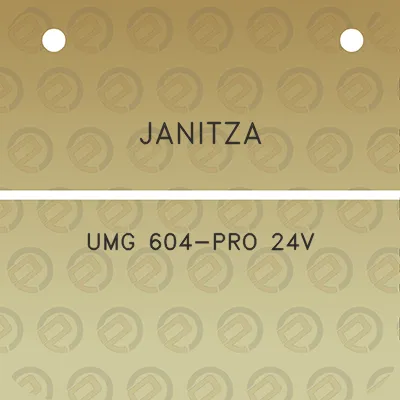 janitza-umg-604-pro-24v