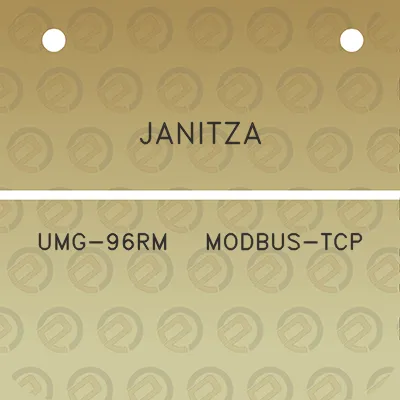 janitza-umg-96rm-modbus-tcp