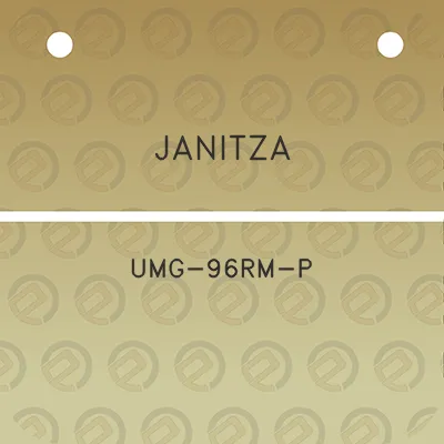 janitza-umg-96rm-p