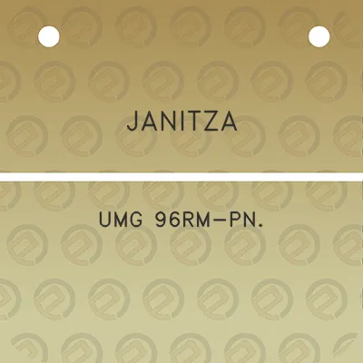 janitza-umg-96rm-pn