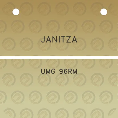 janitza-umg-96rm