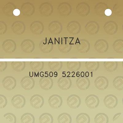 janitza-umg509-5226001