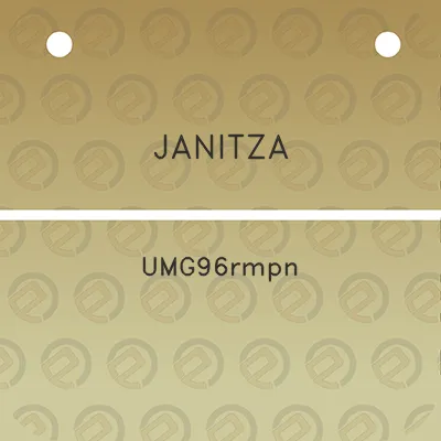 janitza-umg96rmpn