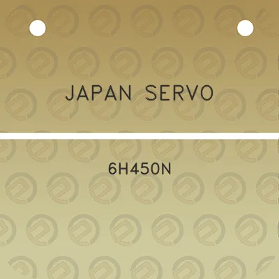 japan-servo-6h450n